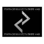 Jera Rune grey Postcards