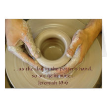 Jeremiah 18:6 - Blank Inside Greeting Card