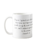 Jeremiah 1:5 Personalised Baby Gift Mug