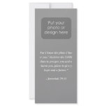 JEREMIAH 29:11 Bible Verse Custom Rack Card