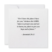 JEREMIAH 29:11