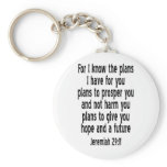 Jeremiah 29:11 keychains