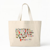 Jeremiah 29:11 Ransom Note Bags