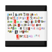 Jeremiah 29:11 Ransom Note