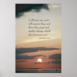 Jeremiah 33:3 posters