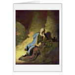 Jeremiah Lamenting By Rembrandt Van Rijn Cards