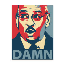 Jeremiah Wright - Damn: OHP Postcard