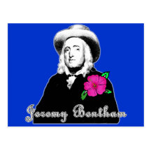 Jeremy Bentham with Tropical Flower Post Card