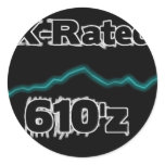 Jerkin sticker X-rated 610'z