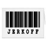 jerkoff barcode design cards