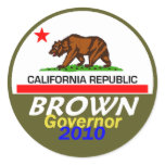 Jerry BROWN 2010 Sticker