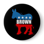 JERRY BROWN Election Gear Button