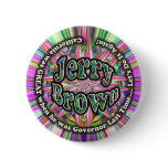 Jerry Brown Governor button
