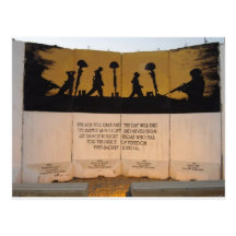 Jersey Barrier Memorial/Garfield Quote Post Cards