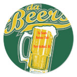 jersey, Da BeersHockey ClubPort McNeill, BC Round Stickers
