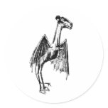 Jersey Devil Round Sticker