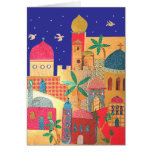 Jerusalem City Colourful Art Cards