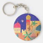 Jerusalem City Colourful Art Keychains