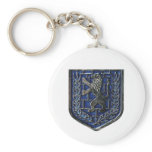Jerusalem Crest Blue keychains
