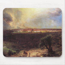 Jerusalem from the Mount of Olives by Church mousepads