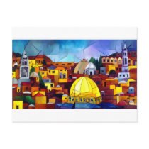 JERUSALEM HEART POSTCARD