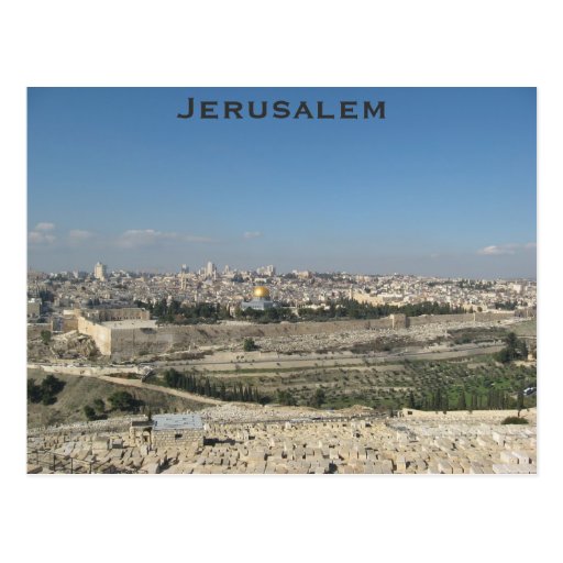 Jerusalem postcard