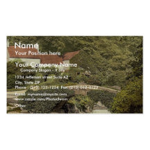 Jesmond Dene, old mill, Newcastle-on-Tyne, England Business Card