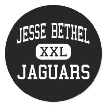 Jesse Bethel - Jaguars - High - Vallejo California Round Stickers