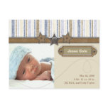 Jesse Cole Birth Announcement postcards
