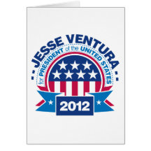 Jesse Ventura for President 2012 Greeting Cards