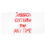 Jessica Can Bite Me Anytime Photo Card Template