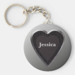 Jessica Heart Keychain by 369MyName