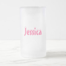 Jessica-Name Style-Frosted Mug