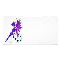 Jester Fairy Customized Photo Card