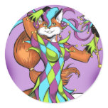 Jester Fox Sticker