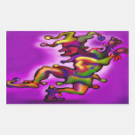 Jester Rectangular Sticker