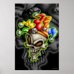 Jester Skull (Poster)