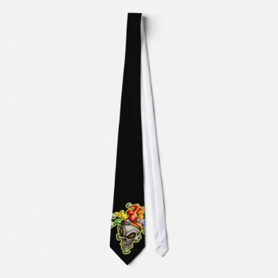Jester Skull Custom Ties