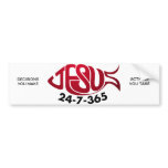 JESUS 24-7-365 Bumper Sticker