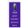 Jesus and Mary stained glass window Customized Rack Card