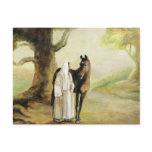 Jesus and the Horse Art Postcard