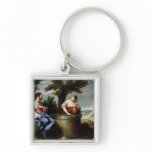 Jesus and the Samaritan Woman keychains
