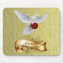 Jesus as the Rose of Sharon Mousepad