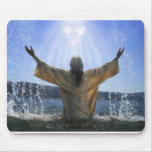 Jesus Baptised mousepads