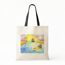Jesus' Baptism Canvas Bag
