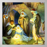 Jesus Birth Poster 15x15 posters