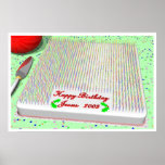 Jesus' Birthday Cake Posters