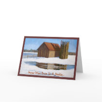 JESUS BORN IN STABLE: CHRISTMAS CARD