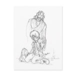 Jesus & boy post cards