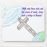 Jesus bridge mousepads
